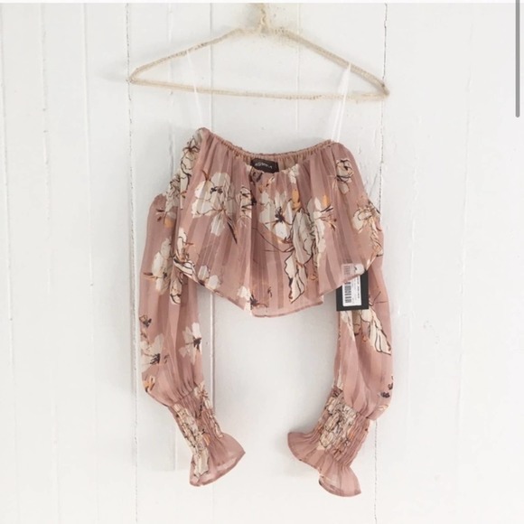 Floral Crop‎ Top - Picture 1 of 5